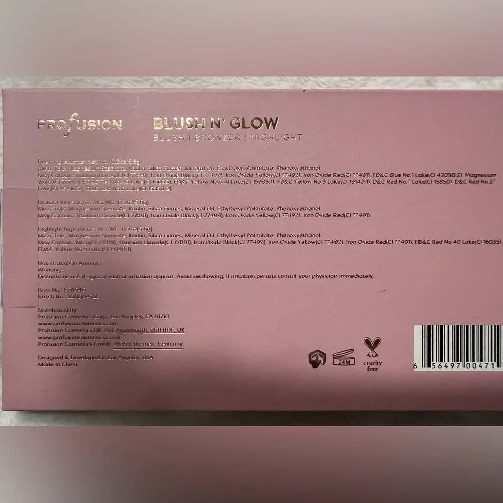 Profusion Cosmetics questions leave